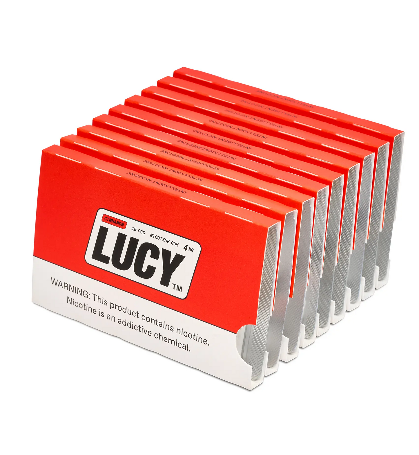 Lucy Nicotine Gum 4mg, 30 Count [Sample Pack], Nicotine Alternative - High  Purity, Take On-The-Go, Delivers Pure 4 mg Nicotine | Contains Pomegranate